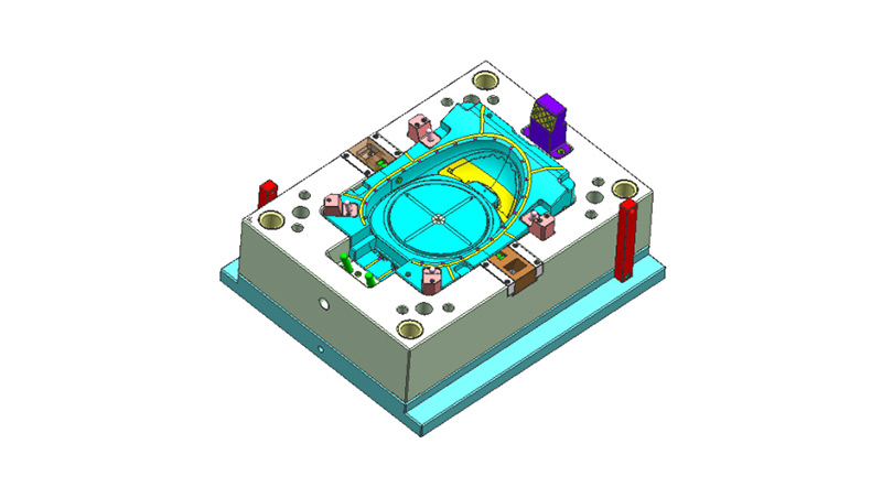 UG塑膠模具設計作品