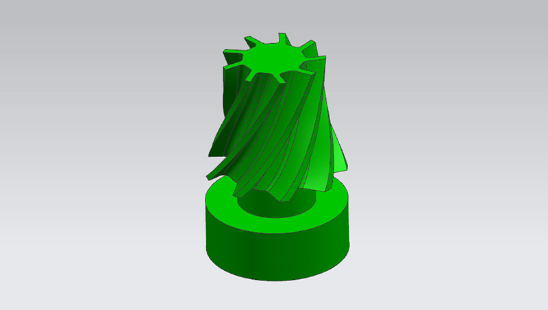 五軸數(shù)控編程作品